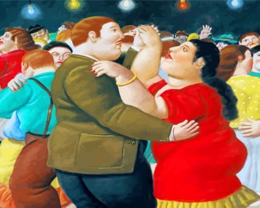 Fat Dancers Paint by numbers