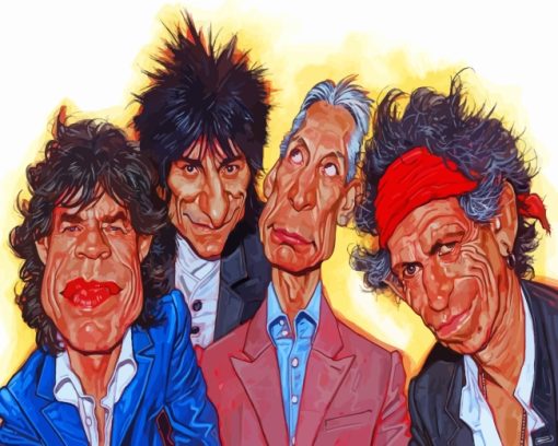 The Rolling Stones Paint by numbers