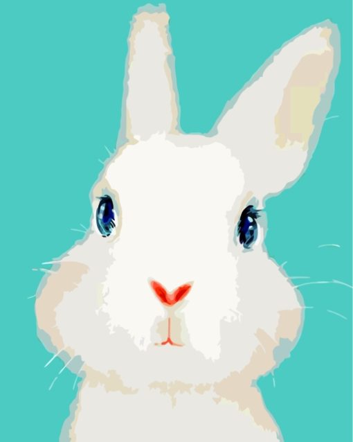 White Rabbit Paint by numbers