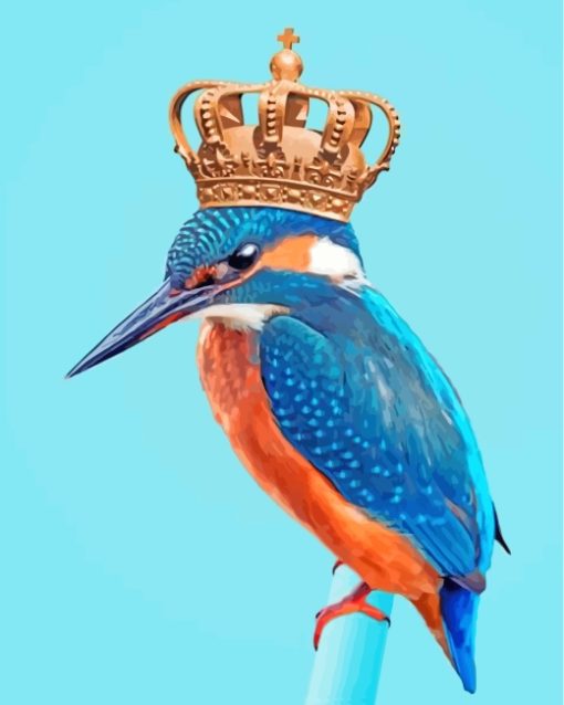 aesthetic-kingfisher-paint-by-numbers