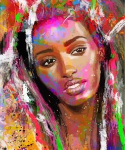 colorful-black-woman-paint-by-numbers