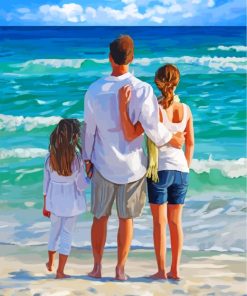 family-on-thhe-beach-paint-by-numbers
