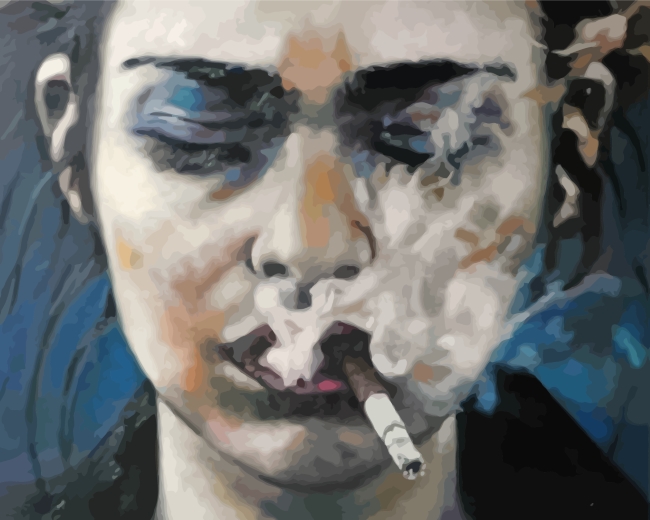 sad-lady-smoking-paint-by-numbers