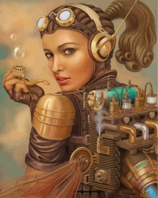 steampunk-lady-paint-by-numbers