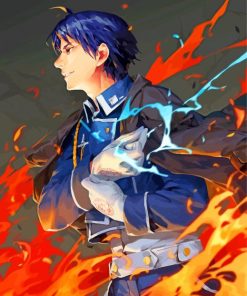 Colonel Roy Mustang Paint by numbers