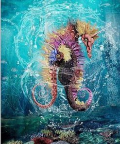 Unicorn Seahorse Paint by numbers