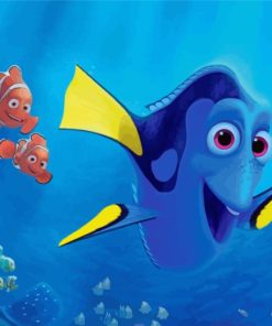 Dory And Nemo Paint by Numbers