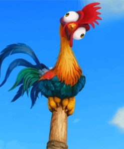 Funny Hei Hei Paint by numbers