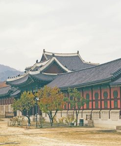 Gyeongbokgung-Palace-South-korea-adult-paint-by-numbers
