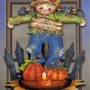 Halloween Scarecrow And Crows Paint by numbers