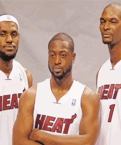 Miami-Heat-players-paint-by-numbers