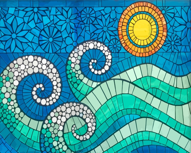 Mosaic-art-paint-by-numbers