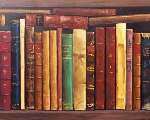 Old Books Paint by numbers