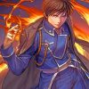 Roy Mustang Anime Character Paint by numbers