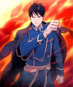 Roy Mustang Character Paint by numbers