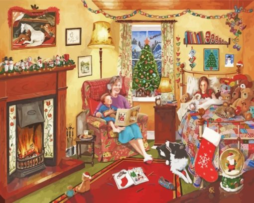 The Christmas Night Paint by numbers