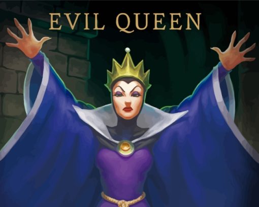 The Evil Queen Paint by numbers