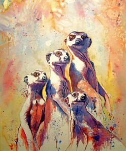 abstract-meerkats-paint-by-number