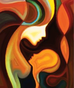 abstract-mother-and-child-paint-by-numbers