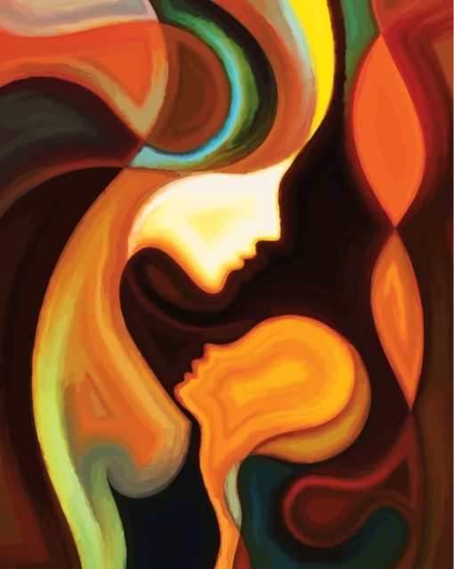 abstract-mother-and-child-paint-by-numbers