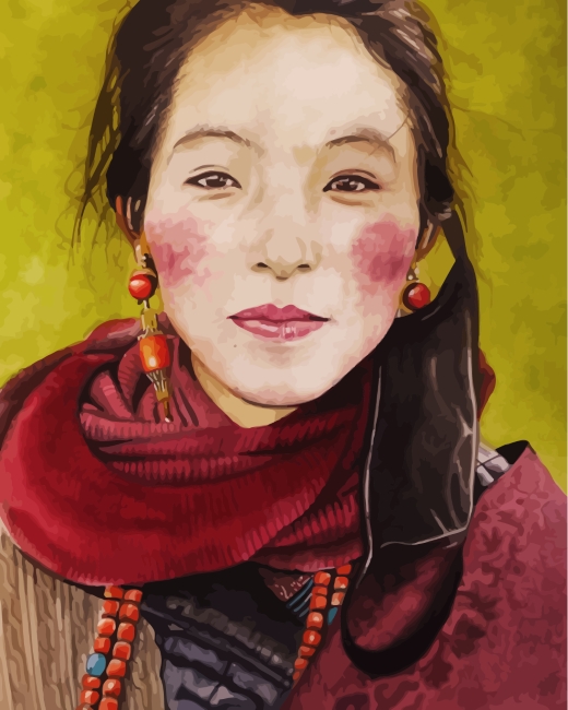 aesthetic-tibetan-lady-paint-by-numbers