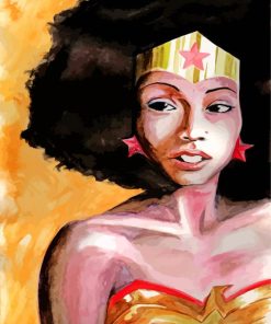 Afro Black Wonder Woman