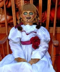Annabelle Scary Doll Paint by numbers