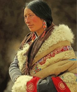 coo-tibet-lady-paint-by-numbers