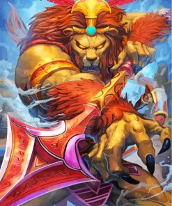 fantastic-king-lion-paint-by-numbers