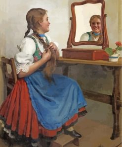 girl-looking-at-the-mirror-paint-by-numbers