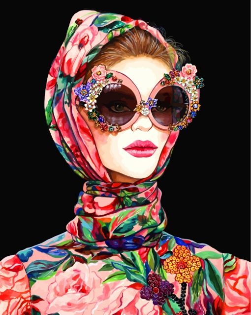 gucci-classy-woman-paint-by-numbers