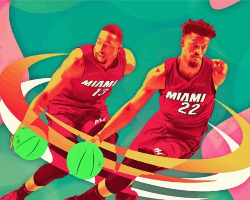 miami-heat-players-art-paint-by-numbers