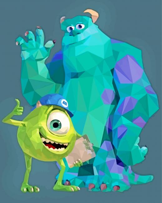 mike-and-sullly-monster-university-paint-by-number