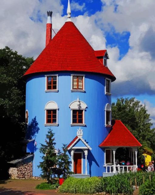 moomin-world-Naantali-Finland-paint-by-number