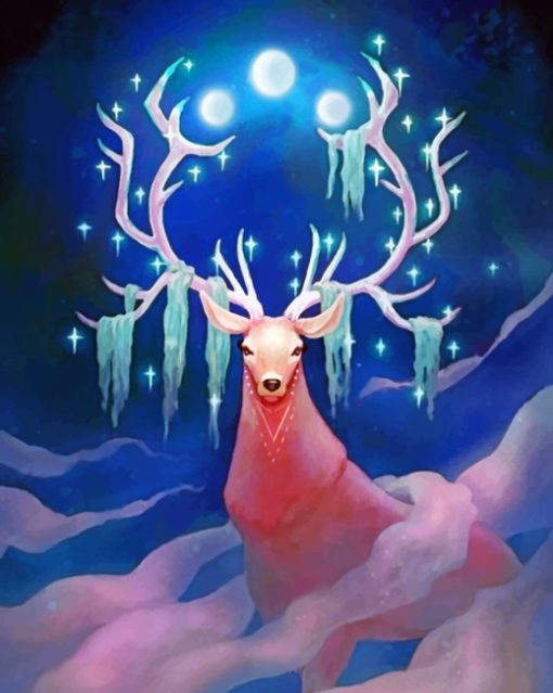 moon-guardian-stag-paint-by-numbers