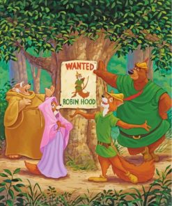 robin-hood-paint-by-numbers