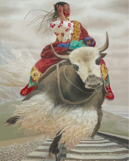tibetan-lady-paint-by-numbers