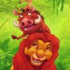 Timon Pumbaa And Simba Paint by numbers