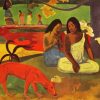 Arearea By Paul Gauguin paint by number