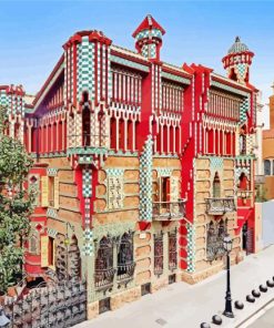 Casa Vicens Gaudi Spain paint by numbers