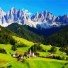 Dolomites Italian Alps paint by numbers