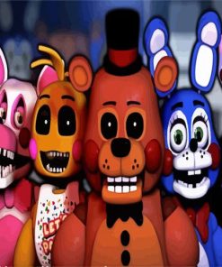 FNAF paints by numbers