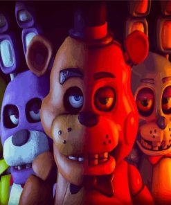 Five Nights At Frredys paint by numbers