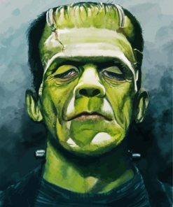 Frankenstein paint by numbers