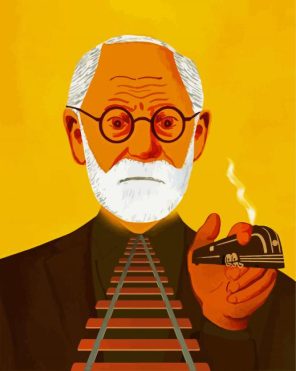 Freud Illustration paint by numbers