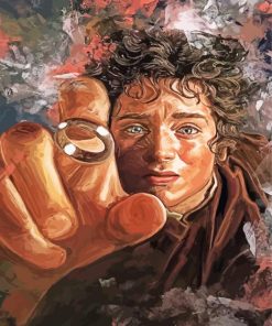 Frodo The Lord Of The Ring paint by numbers