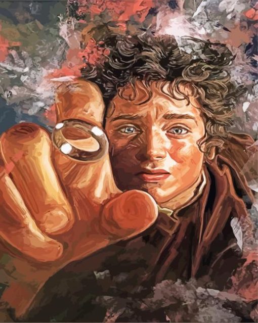 Frodo The Lord Of The Ring paint by numbers