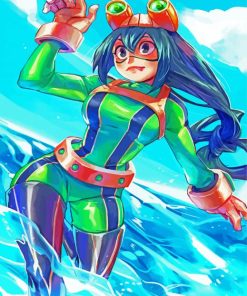 Froppy Mha Anime paint by numbers