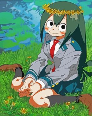 Froppy Tsuyu Asui Mha paint by numbers