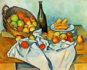 Paul Cezanne The Basket Of Apples paint by numbers